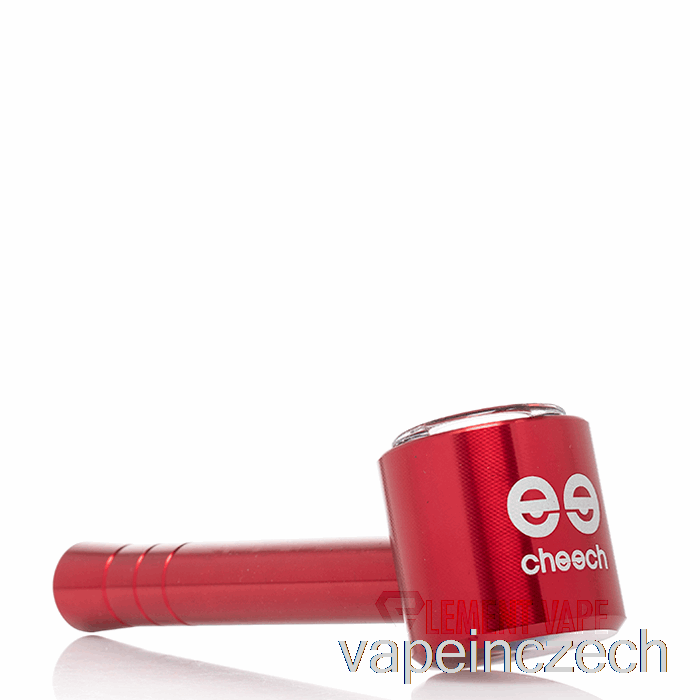 Cheech Metal Encased Sherlock Hand Pipe Red Vape Pen